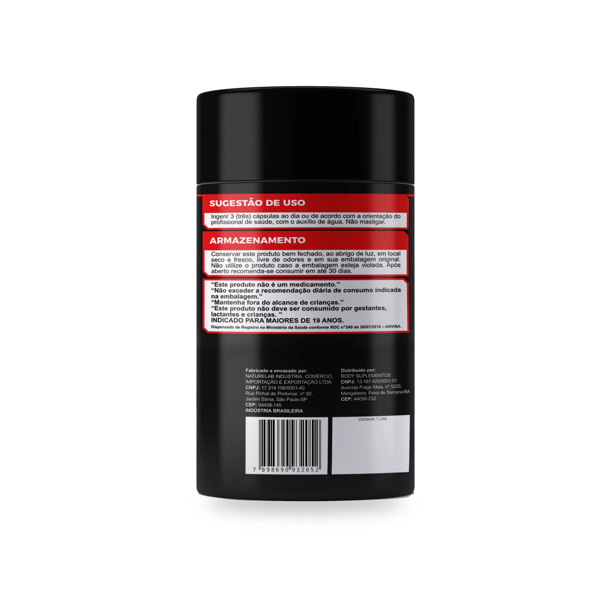 Alpha Drol VPR Nutrition 90 cápsulas – detalhe do rótulo