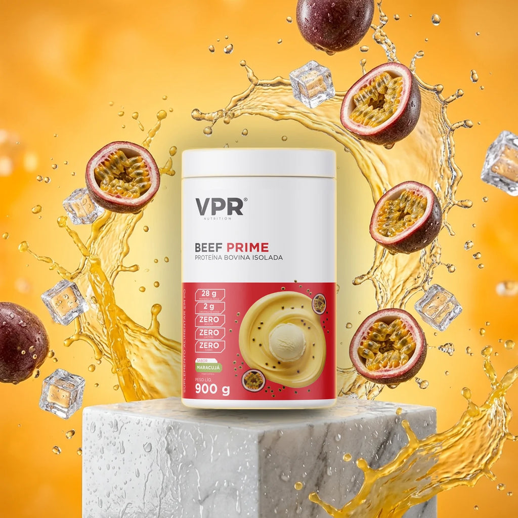 Beef Prime maracujá, proteína da carne zero açúcar