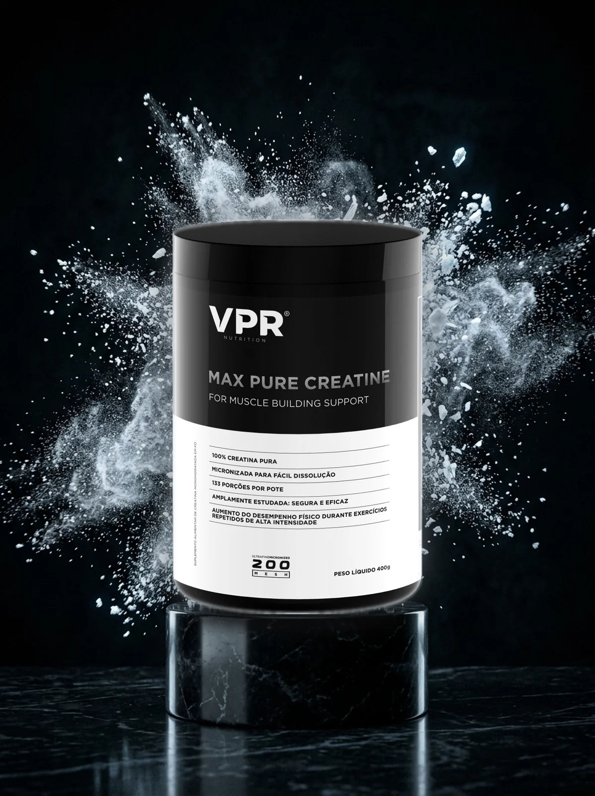Max Pure Creatine 200g Creatina Monohidratada