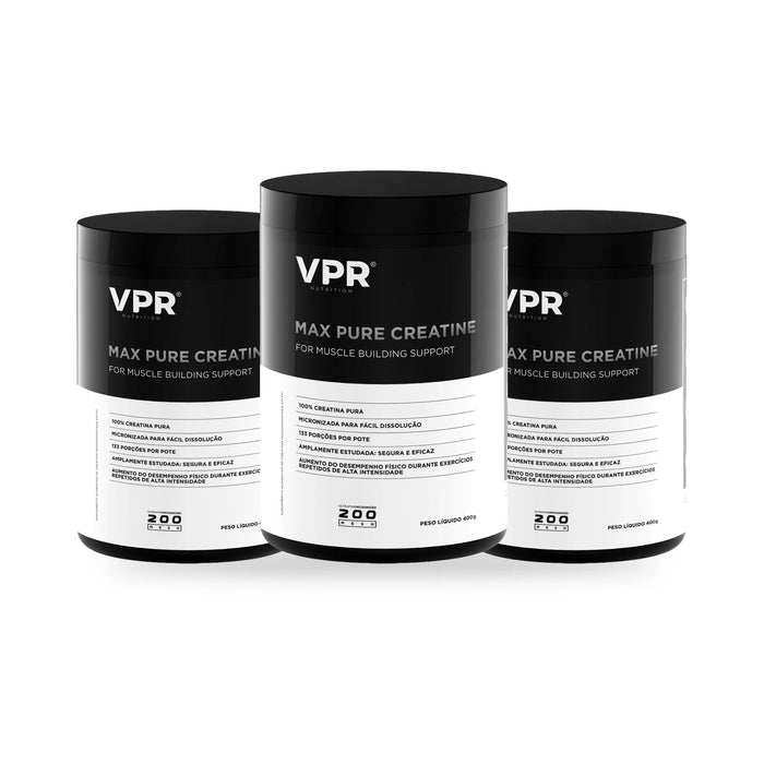 Kit 3 Max Pure Creatine 400g