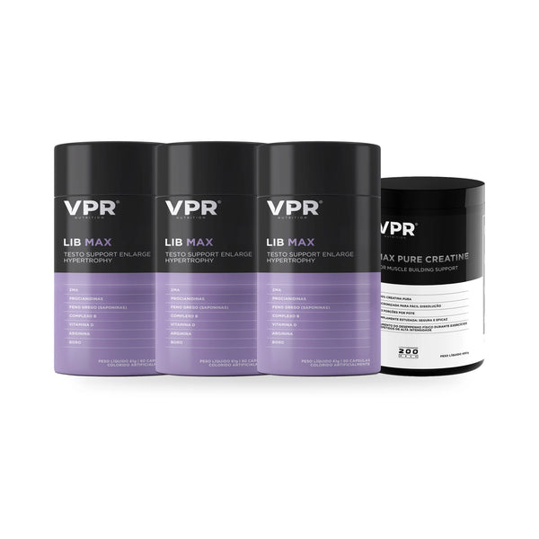 Kit 3 Lib Max Mulheres + Creatina 400g Grátis