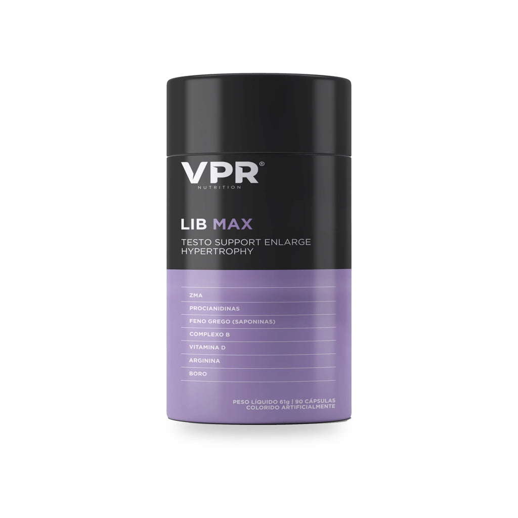 Lib Max Homens VPR Nutrition 90 cápsulas – pote frontal