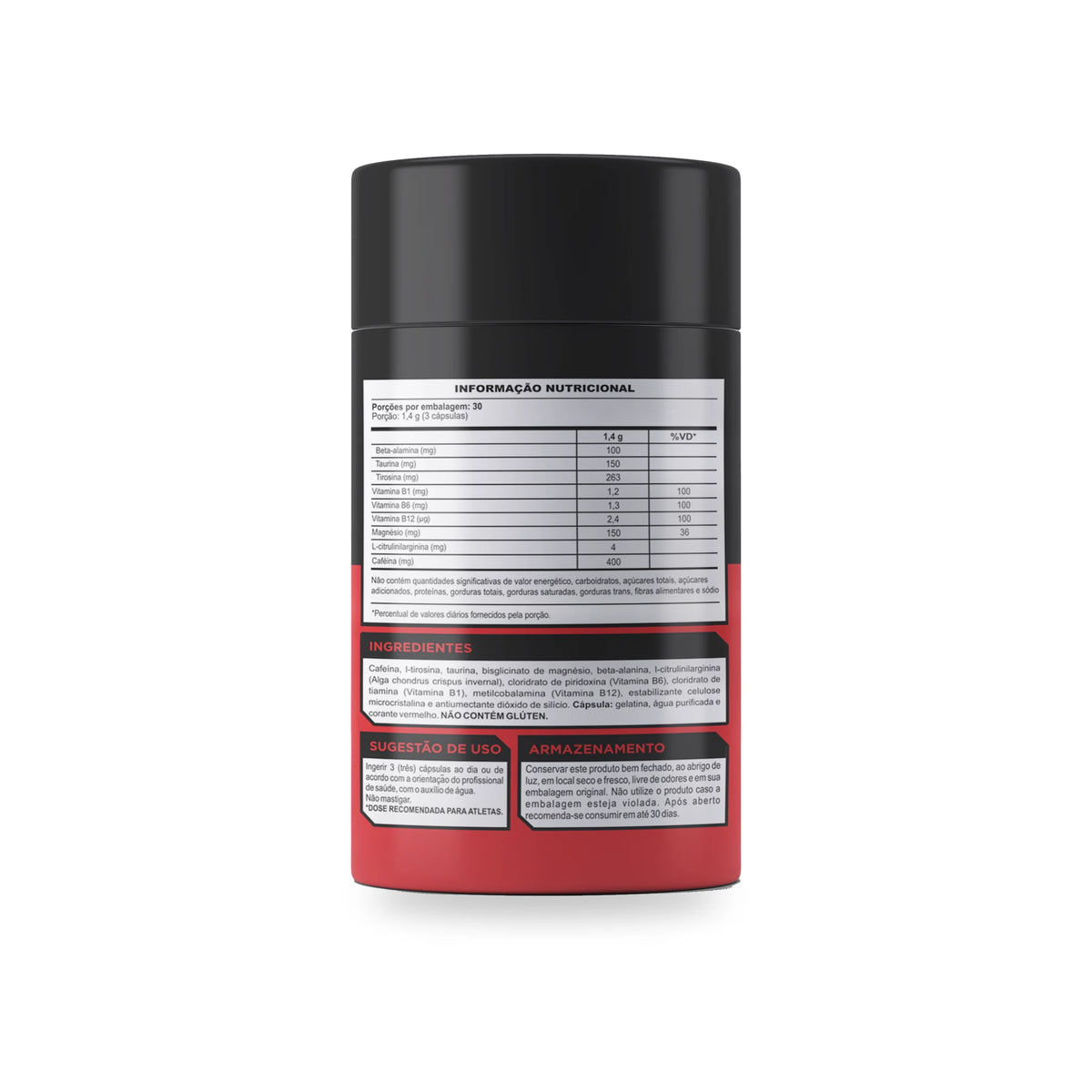 Redux Cutting VPR Nutrition 90 cápsulas – rótulo e tabela nutricional