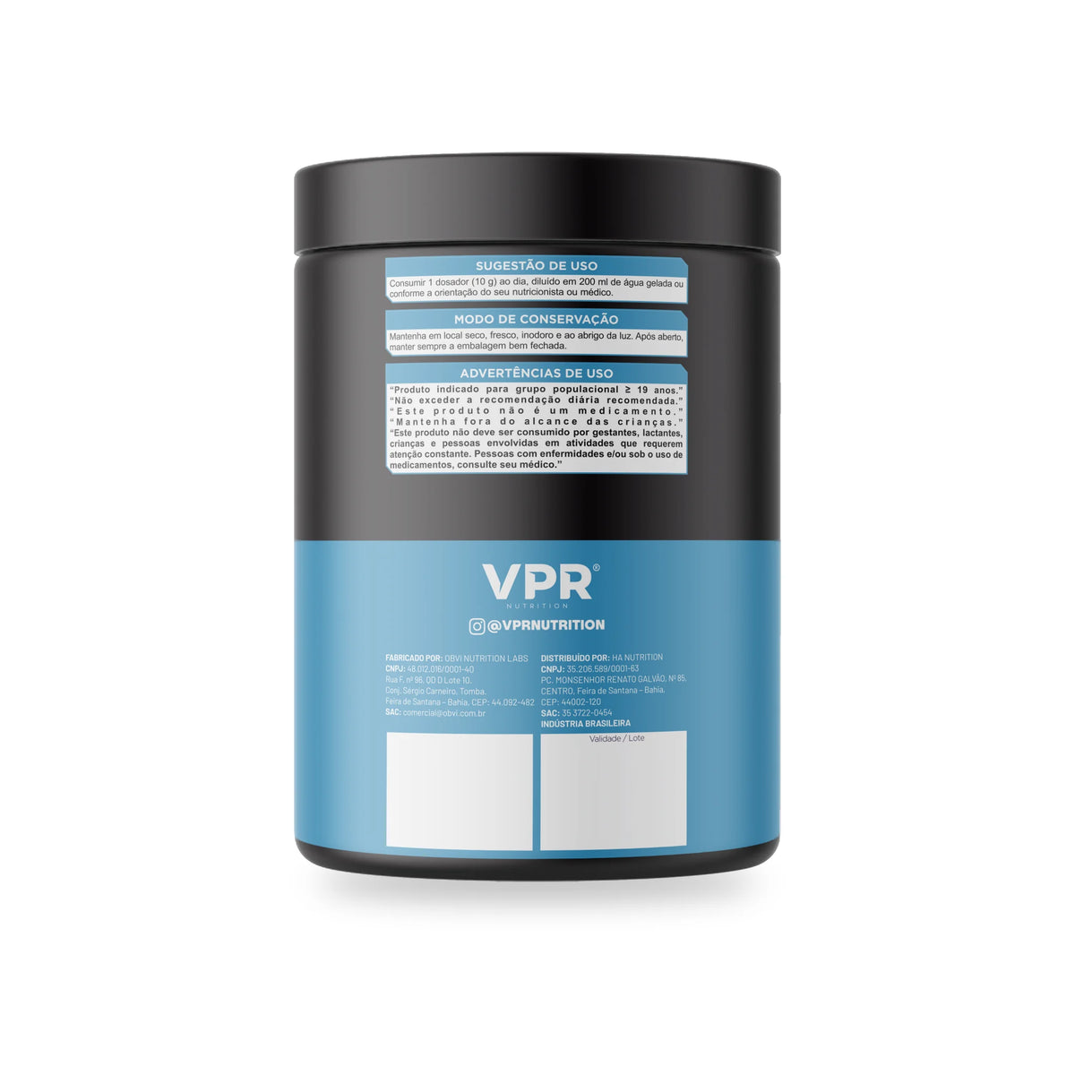 Sonus Night 300g magnésio e inositol VPR Nutrition – rótulo e modo de uso