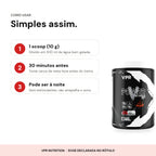 Infográfico: como usar o Pré-Treino V-Power Night Zero Cafeína